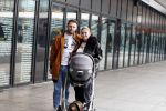 Amsterdam 28 februari 2019
Roxeanne Hazes en haar vriend Erik Zwennes achter de kinderwagen.