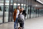 Amsterdam 28 februari 2019
Roxeanne Hazes en haar vriend Erik Zwennes achter de kinderwagen.