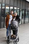Amsterdam 28 februari 2019
Roxeanne Hazes en haar vriend Erik Zwennes achter de kinderwagen.