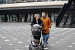 Amsterdam 28 februari 2019
Roxeanne Hazes en haar vriend Erik Zwennes achter de kinderwagen.