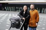 Amsterdam 28 februari 2019
Roxeanne Hazes en haar vriend Erik Zwennes achter de kinderwagen.