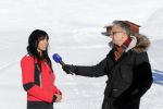 Lech 25 februari 2019
Sandra Schuurhof en Jeroen Snel bij fotomoment Koninklijke familie in Lech.