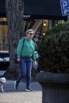 Amsterdam 27 februari 2019
Saskia Noort met haar hondje in Amsterdam zuid.