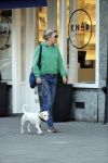 Amsterdam 27 februari 2019
Saskia Noort met haar hondje in Amsterdam zuid.