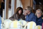 Amsterdam 27 februari 2019
Tom Egbers en zijn vrouw Janke Dekker op terras .