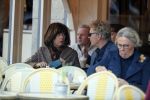 Amsterdam 27 februari 2019
Tom Egbers en zijn vrouw Janke Dekker op terras .