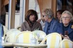 Amsterdam 27 februari 2019
Tom Egbers en zijn vrouw Janke Dekker op terras .