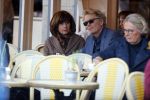 Amsterdam 27 februari 2019
Tom Egbers en zijn vrouw Janke Dekker op terras .