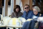 Amsterdam 27 februari 2019
Tom Egbers en zijn vrouw Janke Dekker op terras .