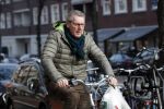 Amsterdam 2 maart 2019
Ursul de Geer op de fiets.