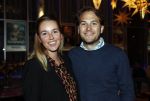 Nieuwegein 4 februari 2020
Premiere Heel Holland lacht in schouwburg de Kom. dochter Aad Ouborg met partner