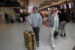 Schiphol 13 februari 2020
Bridget Maasland en Andre Hazes arriveren op schiphol nadat ze op curacao zijn geweest