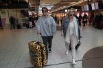 Schiphol 13 februari 2020
Bridget Maasland en Andre Hazes arriveren op schiphol nadat ze op curacao zijn geweest