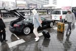 Schiphol 13 februari 2020
Bridget Maasland en Andre Hazes arriveren op schiphol nadat ze op curacao zijn geweest