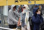 Schiphol 13 februari 2020
Bridget Maasland en Andre Hazes arriveren op schiphol nadat ze op curacao zijn geweest