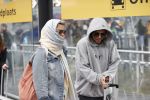 Schiphol 13 februari 2020
Bridget Maasland en Andre Hazes arriveren op schiphol nadat ze op curacao zijn geweest