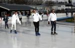 Amsterdam 4 februari 2020
Perspresentatie Hollandse 100 voor Lymph&Co op de Jaap Eden schaatsbaan.
Prins Bernahrd jr en Prinses Margriet zijn ook aanwezig. Benjamin Aslan