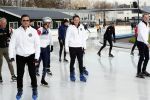 Amsterdam 4 februari 2020
Perspresentatie Hollandse 100 voor Lymph&Co op de Jaap Eden schaatsbaan.
Prins Bernahrd jr en Prinses Margriet zijn ook aanwezig. Benjamin Aslan
