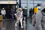 Schiphol 13 februari 2020
Bridget Maasland en Andre Hazes arriveren op schiphol nadat ze op curacao zijn geweest
