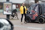 Amsterdam 24 januari 2020
Connie Witteman met haar schoonzoon in BIRO karretje