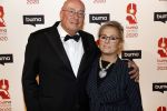 Hilversum 9 maart 2020
Uitreiking Buma awards in studio 21 op het mediapark. daniel Dekker met zijn vrouw