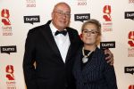 Hilversum 9 maart 2020
Uitreiking Buma awards in studio 21 op het mediapark. daniel Dekker met zijn vrouw