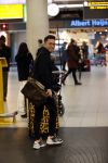 Schiphol 13 februari 2020
Bridget Maasland en Andre Hazes arriveren op schiphol nadat ze op curacao zijn geweest. Djarno Hofland