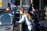 Amsterdam 7 februari 2020
Doutzen Kroes en haar man Sunnery James doen boodschappen met hun dochtertje op de cornelis schuytstraat