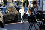 Amsterdam 7 februari 2020
Doutzen Kroes en haar man Sunnery James doen boodschappen met hun dochtertje op de cornelis schuytstraat