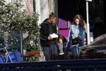 Amsterdam 7 februari 2020
Doutzen Kroes en haar man Sunnery James doen boodschappen met hun dochtertje op de cornelis schuytstraat