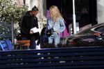 Amsterdam 7 februari 2020
Doutzen Kroes en haar man Sunnery James doen boodschappen met hun dochtertje op de cornelis schuytstraat