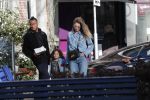 Amsterdam 7 februari 2020
Doutzen Kroes en haar man Sunnery James doen boodschappen met hun dochtertje op de cornelis schuytstraat
