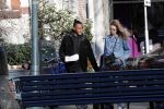 Amsterdam 7 februari 2020
Doutzen Kroes en haar man Sunnery James doen boodschappen met hun dochtertje op de cornelis schuytstraat