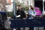 Amsterdam 7 februari 2020
Doutzen Kroes en haar man Sunnery James doen boodschappen met hun dochtertje op de cornelis schuytstraat