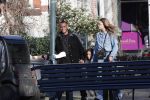 Amsterdam 7 februari 2020
Doutzen Kroes en haar man Sunnery James doen boodschappen met hun dochtertje op de cornelis schuytstraat