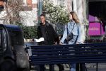 Amsterdam 7 februari 2020
Doutzen Kroes en haar man Sunnery James doen boodschappen met hun dochtertje op de cornelis schuytstraat