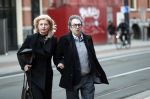 Amsterdam 19 januari 2020
Herdenkingsdienst Martin Elfrink de partner van Andre v Duin die afgelopen maandag overleden is . De Dienst was in het deLamar theater. Ferry de Groot met vrouw