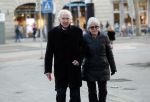 Amsterdam 19 januari 2020
Herdenkingsdienst Martin Elfrink de partner van Andre v Duin die afgelopen maandag overleden is . De Dienst was in het deLamar theater. Fred Oster met zijn vrouw