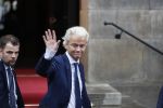 Amsterdam 14 januari 2020
Nieuwjaarsreceptie van Koningin Maxima en Koning Willem Alexander in het paleis op de dam. Geert Wilders gaat met zijn beveiliging via de achterkant naar binnen