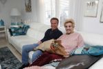 Amsterdam 7 februari 2020
Hanny en Ton Veerkamp op hun woonark . Hanny heeft een lichte Tia gehad en hersteltb thuis daarvan.