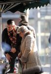 Amsterdam 7 februari 2020
Hansje Boonstra doet samen met haar zoon booddschappen in een biro karretje
