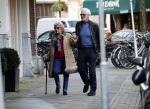 Amsterdam 4 februari 2020
Cor Boonstra met zijn vrouw Hansje Boonstra op de cornelis schuytstraat in hun Biro karretje>