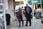 Amsterdam 4 februari 2020
Cor Boonstra met zijn vrouw Hansje Boonstra op de cornelis schuytstraat in hun Biro karretje>