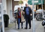 Amsterdam 4 februari 2020
Cor Boonstra met zijn vrouw Hansje Boonstra op de cornelis schuytstraat in hun Biro karretje>