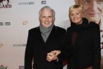 Amsterdam 10 februari 2020
Premiere van de beentjes van Sint Hildegard in Tuschinski met in de hoofdrollen Herman Finkers Johanna ter Steege Leonie ter Braak Ferdi Stofmeel en Daphne Bunskoek .Huub Stapel met zijn vriendin Annemiek  de Vroeg
