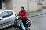 Rotterdam 17 januari 2020
Imanuelle Grives op haar scooter in Rotterdam.