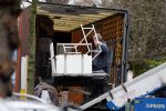 Amsterdam 8 januari 2020
Verhuizing Isa Hoes van haar huis aan het vondelpark naar een nieuw huis.