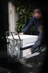 Amsterdam 8 januari 2020
Verhuizing Isa Hoes van haar huis aan het vondelpark naar een nieuw huis.