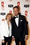 Hilversum 9 maart 2020
Uitreiking Buma awards in studio 21 op het mediapark. Jacqueline Govaert en haar man Ivo Maissan