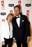 Hilversum 9 maart 2020
Uitreiking Buma awards in studio 21 op het mediapark. Jacqueline Govaert en haar man Ivo Maissan